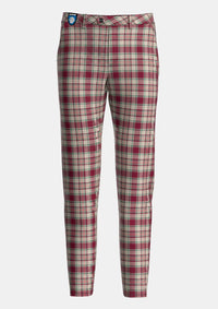 Etive Burgundy Tartan Trouser
