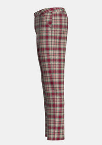 Etive Burgundy Tartan Trouser