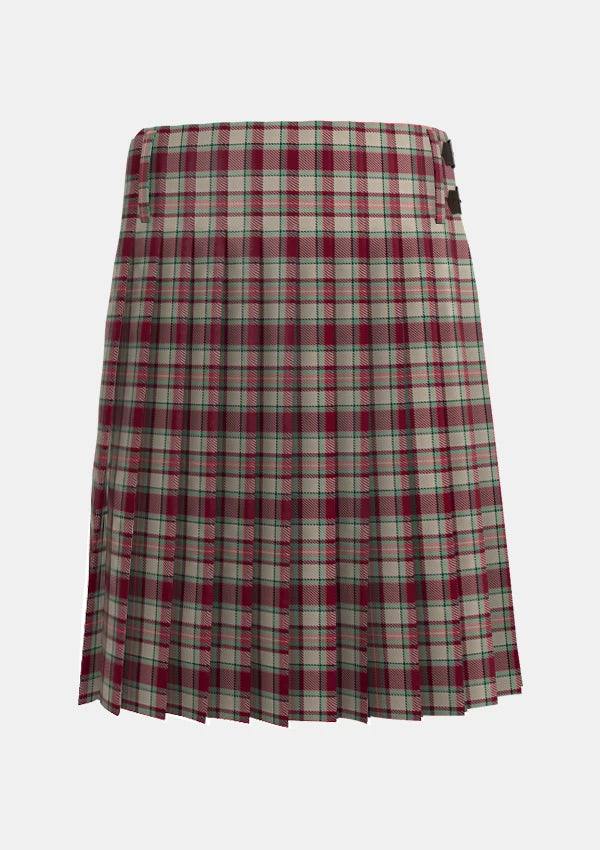 Traditional_Etive_Burgundy_Tartan_kilt_7576_back_image_with_pleated_design_and_adjustable_buckles_for_men