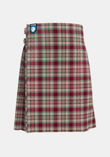 Traditional_Etive_Burgundy_Tartan_kilt_7576_front_image_with_pleated_design_and_adjustable_buckles_for_men