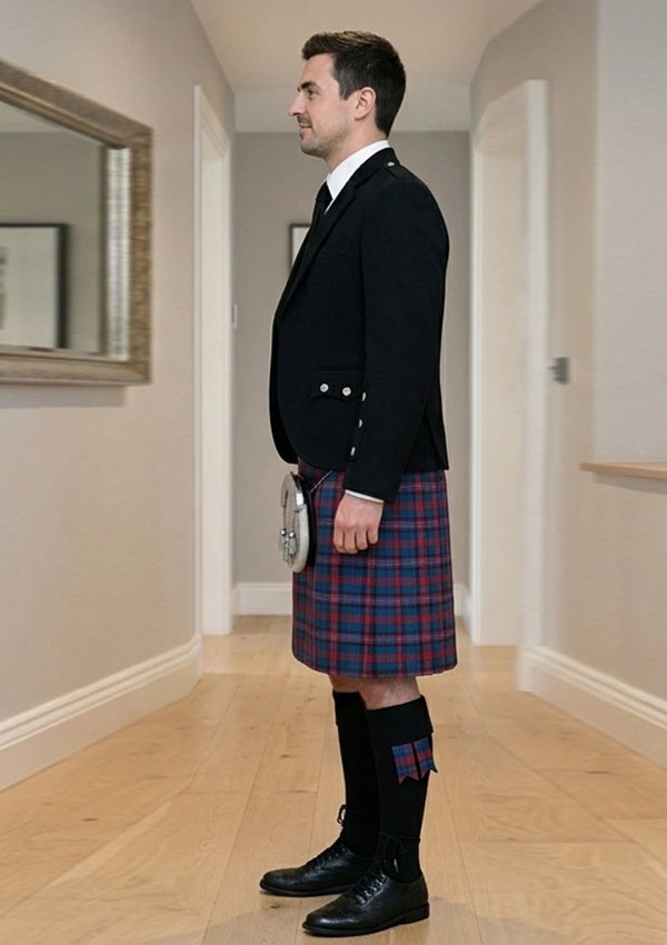 Traditional_Evans_tartan_5732_Kilt_and_Argyle_Jacket_Kilt_Outfit_left_image