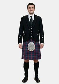 Traditional_Evans_tartan_5732_Kilt_and_Argyle_Jacket_Kilt_Outfits_front_image