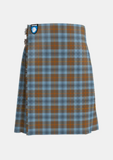 Traditional_Falkirk_Tartan_kilt_2347_front_image_with_pleated_design_and_adjustable_buckles_for_men