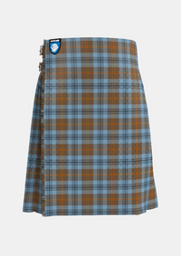 Traditional_Falkirk_Tartan_kilt_2347_front_image_with_pleated_design_and_adjustable_buckles_for_men