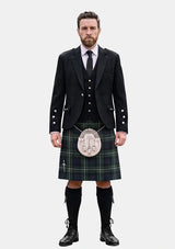 Traditional_Farquharson_Modern_Tartan_Kilt_and_Argyle_Jacket_Kilt_Outfits_front_image