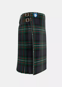 Traditional_Farquharson_Modern_Tartan_kilt_right_image_with_pleated_design_and_adjustable_buckles_for_men