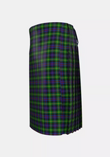 Traditional_Farquharson_Tartan_1352_kilt_left_image_with_pleated_design_and_adjustable_buckles_for_men