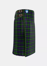 Traditional_Farquharson_Tartan_1352_kilt_right_image_with_pleated_design_and_adjustable_buckles_for_men