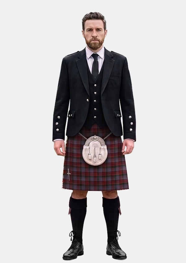 Traditional_Faulkner_Tartan_10080_Kilt_and_Argyle_Jacket_Kilt_Outfits_front_image