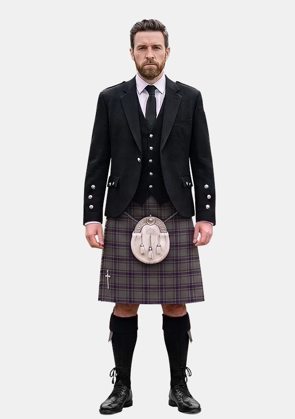 Traditional_Fermanagh_Tartan_3408_Kilt_and_Argyle_Jacket_Kilt_Outfits_front_image