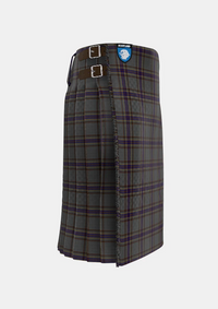 Traditional_Fermanagh_Tartan_kilt_3408_right_image_with_pleated_design_and_adjustable_buckles_for_men