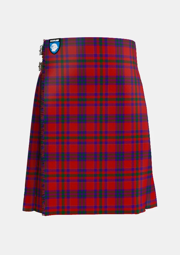 Traditional_Fiddes_Tartan_kilt_front_image_with_pleated_design_and_adjustable_buckles_for_men