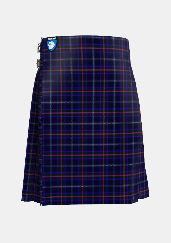 Traditional_Fitzgerald_Hunting_Tartan_1336_kilt_front_image_with_pleated_design_and_adjustable_buckles_for_men