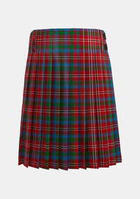 Traditional_Fitzgerald_Red_Tartan_576_kilt_back_image_with_pleated_design_and_adjustable_buckles_for_men