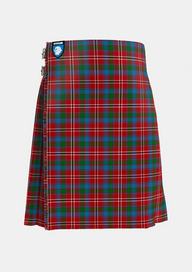 Traditional_Fitzgerald_Red_Tartan_576_kilt_front_image_with_pleated_design_and_adjustable_buckles_for_men