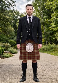 Traditional_Fitzsimmons_Red_Tartan_6808_Kilt_and_Argyle_Jacket_Kilt_Outfit_front_image