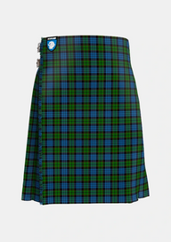 Traditional_Fletcher_2_Tartan_257_kilt_front_image_with_pleated_design_and_adjustable_buckles_for_men
