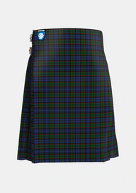 Traditional_Fletcher_3_Tartan_224_kilt_front_image_with_pleated_design_and_adjustable_buckles_for_men