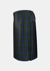 Traditional_Fletcher_3_Tartan_224_kilt_left_image_with_pleated_design_and_adjustable_buckles_for_men