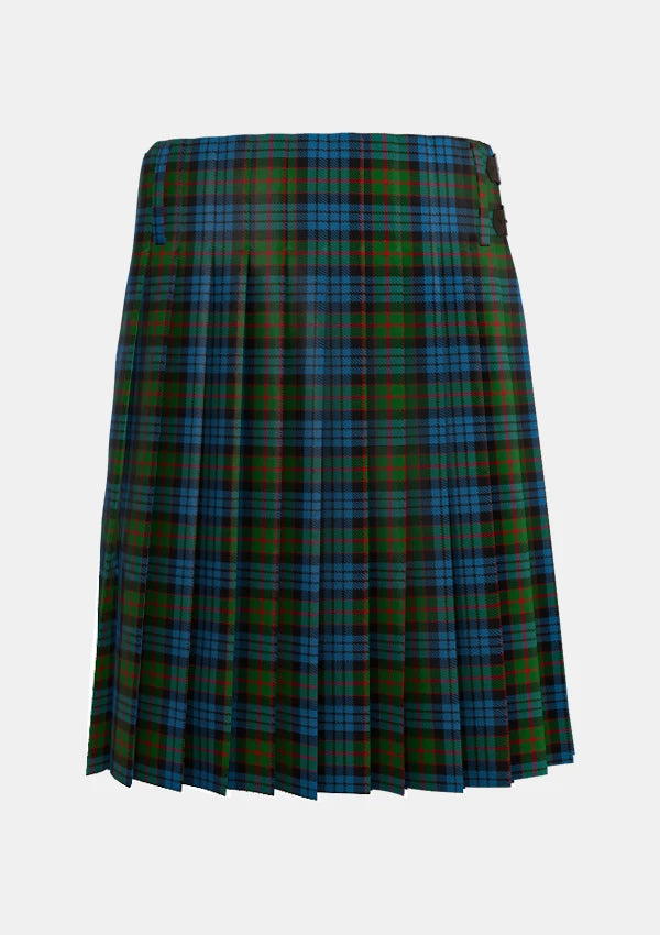 Traditional_Fletcher_tartan_272_back_image_with_pleated_design_and_adjustable_buckles_for_men