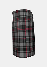 Traditional_Flynn_Tartan_kilt_4056_left_image_with_pleated_design_and_adjustable_buckles_for_men