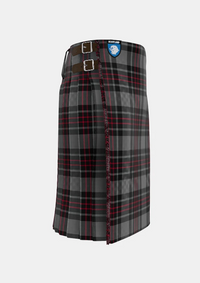 Traditional_Flynn_Tartan_kilt_4056_right_image_with_pleated_design_and_adjustable_buckles_for_men