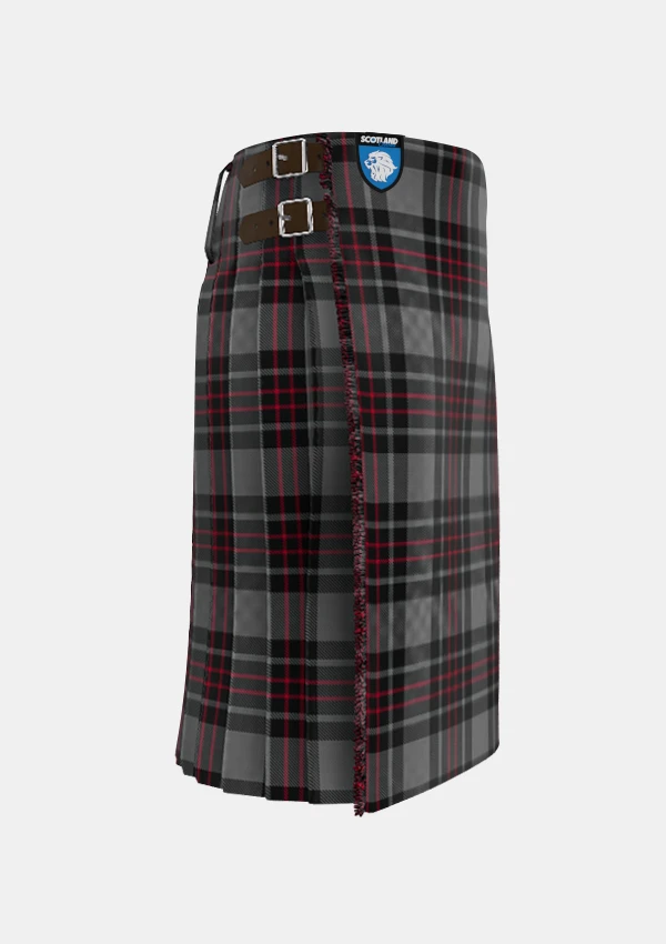 Traditional_Flynn_Tartan_kilt_4056_right_image_with_pleated_design_and_adjustable_buckles_for_men