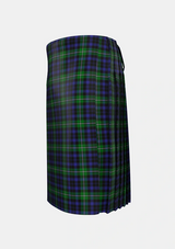 Traditional_Forbes_Ancient_Tartan_212_kilt_left_image_with_pleated_design_and_adjustable_buckles_for_men