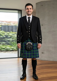 Traditional_Forbes_tartan_Kilt_and_Argyle_Jacket_Kilt_Outfit_front_image