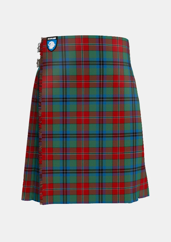 Traditional_Ford___Etal_Tartan_kilt_6193_front_image_with_pleated_design_and_adjustable_buckles_for_men