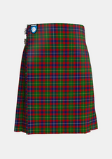Traditional_Forrester_Tartan_kilt_2386_front_image_with_pleated_design_and_adjustable_buckles_for_men