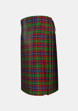 Traditional_Forrester_Tartan_kilt_2386_left_image_with_pleated_design_and_adjustable_buckles_for_men