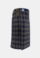 Traditional_Fowler_Tartan_kilt_7747_right_image_with_pleated_design_and_adjustable_buckles_for_men