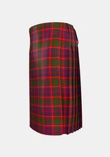 Traditional_Fox_Red_Tartan_6312_kilt_left_image_with_pleated_design_and_adjustable_buckles_for_men