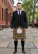 Traditional_Franklin_Tartan_6678_Kilt_and_Argyle_Jacket_Kilt_Outfit_front_image