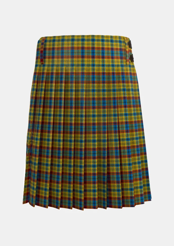 Traditional_Franklin_Tartan_kilt_back_image_with_pleated_design_and_adjustable_buckles_for_men