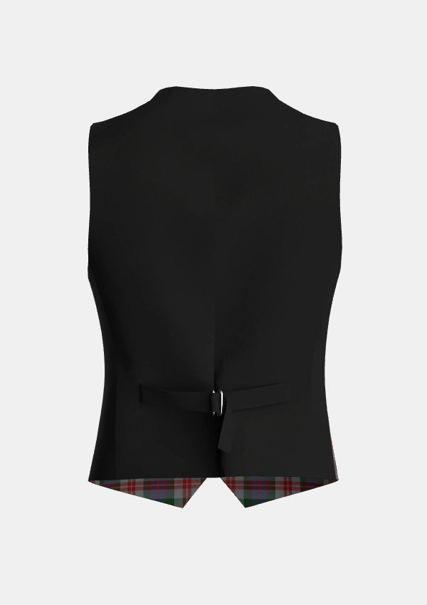 Traditional_Fraser_Red_Dress_Tartan_1427_Waistcoat_back_image
