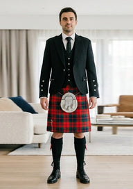 Traditional_Fraser_Tartan_Kilt_and_Argyle_Jacket_Kilt_Outfit_front_image