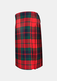 Traditional_Fraser_Tartan_kilt_left_image_with_pleated_design_and_adjustable_buckles_for_men