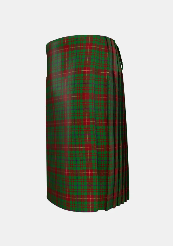 Traditional_Fulton_Tartan_kilt_2205_left_image_with_pleated_design_and_adjustable_buckles_for_men