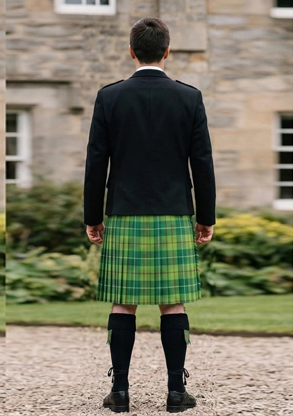 Traditional_Galloway_Hunting_tartan_1467_Kilt_and_Argyle_Jacket_Kilt_Outfit_back_image