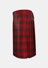 Traditional_Galway__County_Tartan_kilt_2254_left_image_with_pleated_design_and_adjustable_buckles_for_men