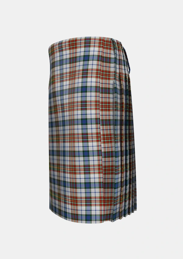 Traditional_Gayre_Arisaidh_Tartan_176_kilt_left_image_with_pleated_design_and_adjustable_buckles_for_men