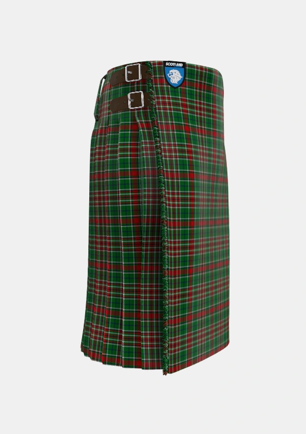 Traditional_Gayre_Bodyguard_2_Tartan_1154_kilt_right_image_with_pleated_design_and_adjustable_buckles_for_men