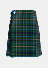 Traditional_Gemmell_Tartan_kilt_front_image_with_pleated_design_and_adjustable_buckles_for_men