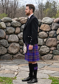 Traditional_Gemmell_of_Dumfries_Galloway_Tartan_Kilt_and_Argyle_Jacket_Kilt_Outfit_left_image