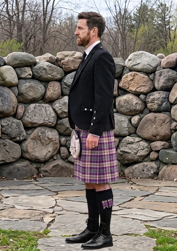 Traditional_Gigha_Lilac_Tartan_7582_Kilt_and_Argyle_Jacket_Kilt_Outfit_left_image
