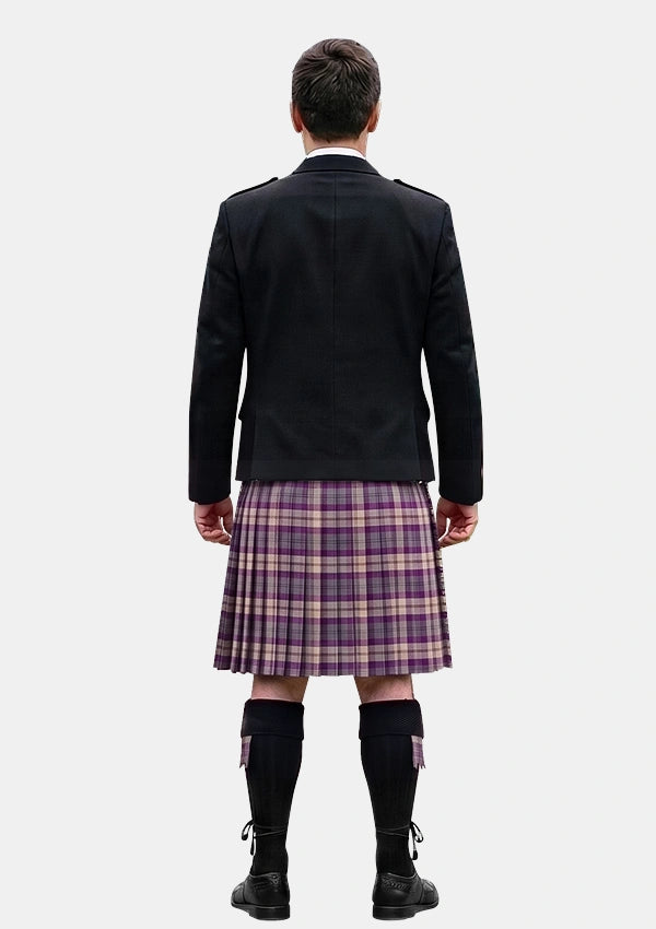 Traditional_Gigha_Lilac_Tartan_7582_Kilt_and_Argyle_Jacket_Kilt_Outfits_back_image