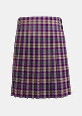 Traditional_Gigha_Lilac_Tartan_kilt_7582_back_image_with_pleated_design_and_adjustable_buckles_for_men