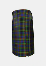 Traditional_Gillies_1_Tartan_324_kilt_left_image_with_pleated_design_and_adjustable_buckles_for_men